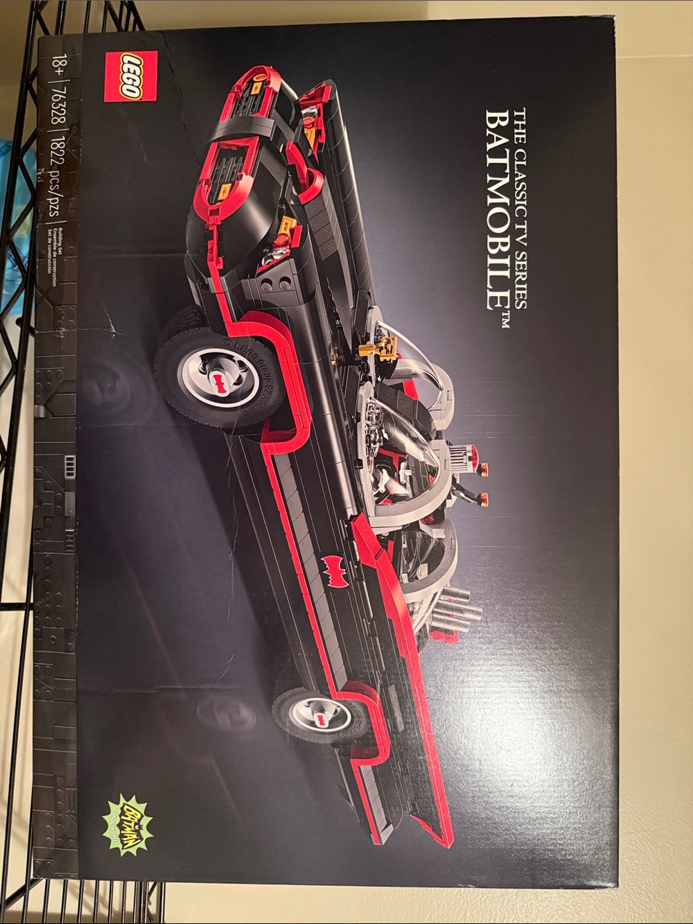 LEGO Black & Red Batmobile Classic TV Series Building Set